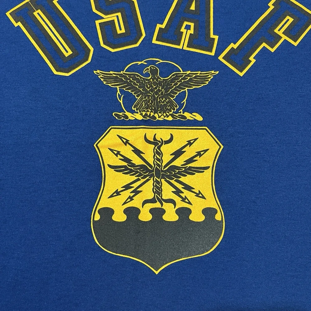 Vintage USAF Shirt Field Maintenance Squadron US Air Force Military USA Made 80s